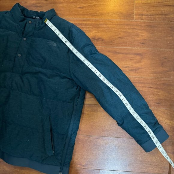 THE NORTH FACE Eros 550 Pullover Puffer Men's Jacket Size XL Goose Down Blue - Picture 11 of 13